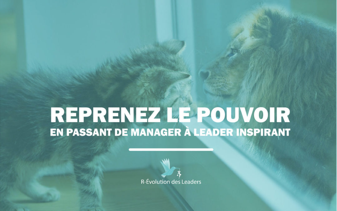 Reprenez votre pouvoir en passant de manager à leader inspirant